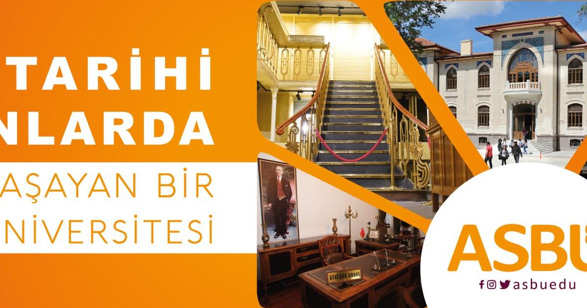 Ulus'ta Hükümet Meydanı çevresindeki tarihi üniversite binası ve önünden geçen öğrenciler